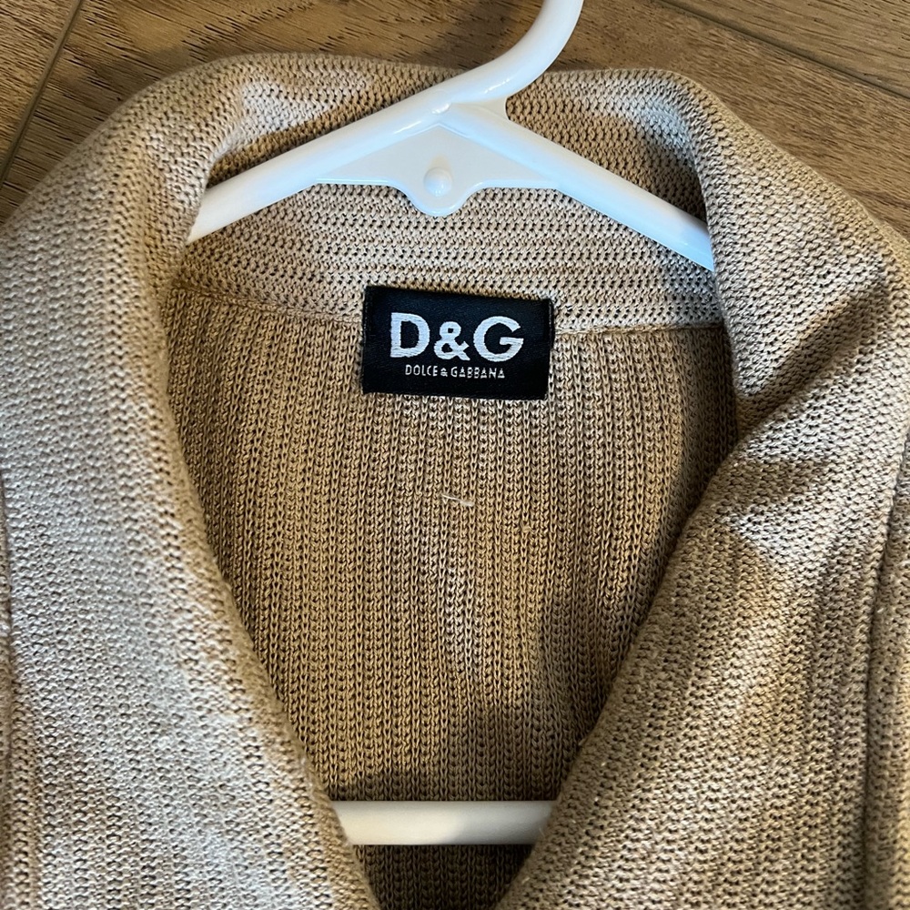 Dolce & Gabbana Men's Beige Cardigan - Picture 6 of 10